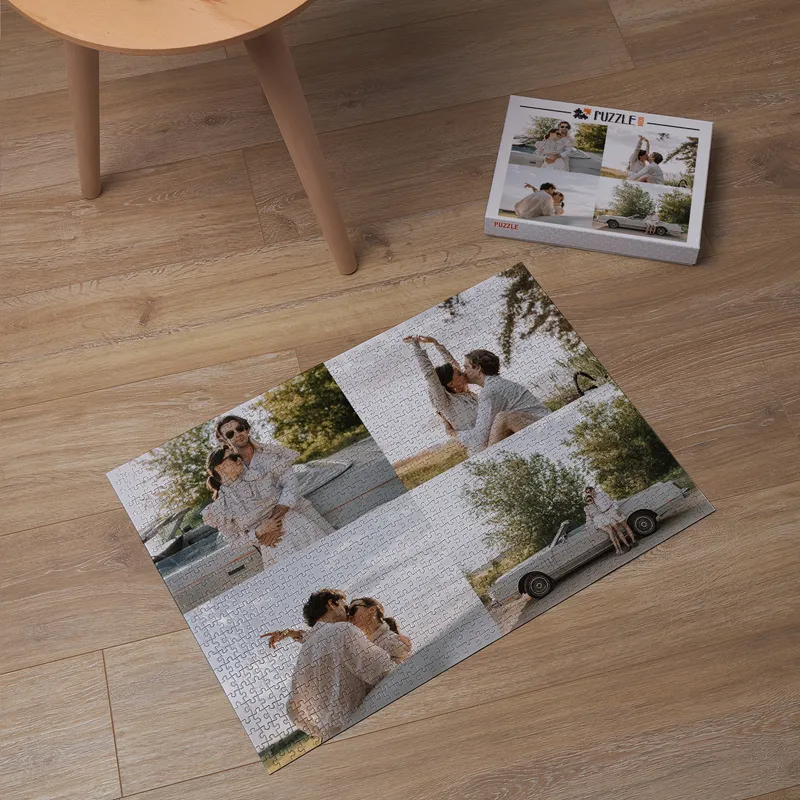 1000 pcs 4 Photo Collage Jigsaw Puzzle