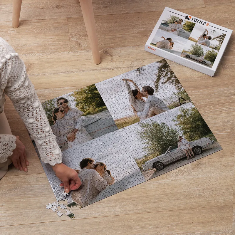 1000 pcs 4 Photo Collage Jigsaw Puzzle