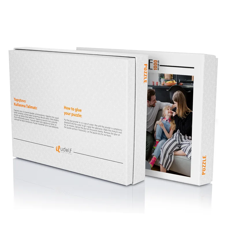 1000 Piece 2 Picture Collage Personalized Jigsaw Puzzle