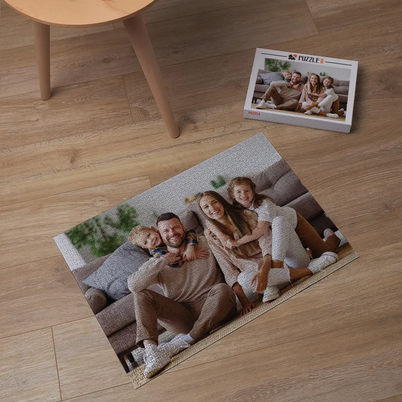 Personalised 1000 Piece Love Mosaic Puzzle for Adults and Teens