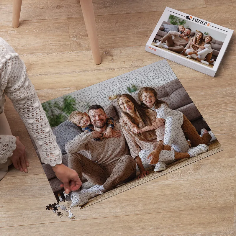 Personalised 1000 Piece Love Mosaic Puzzle for Adults and Teens