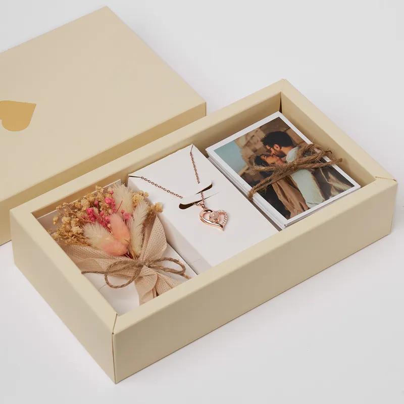 100 Languages Love Necklace Romantic Memory Gift Box