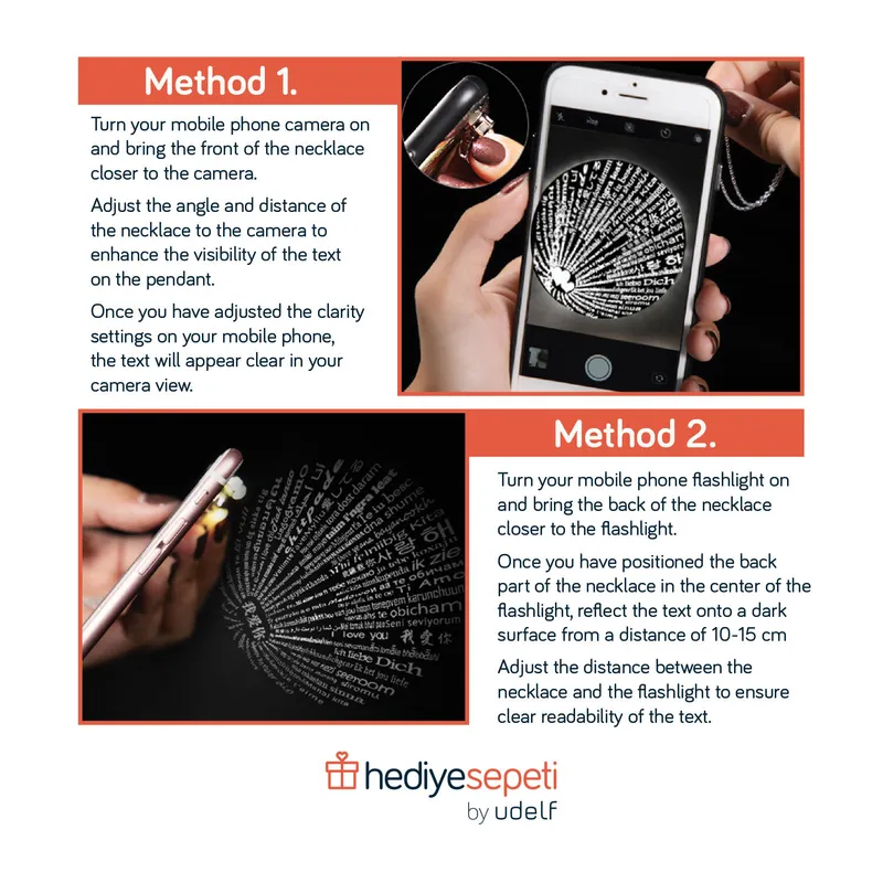 100 Languages Love Necklace Romantic Memory Gift Box