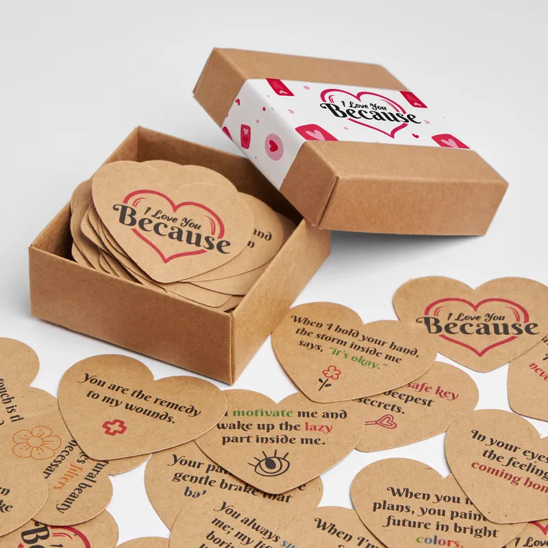 100 Romantic Reasons I Love You Cards