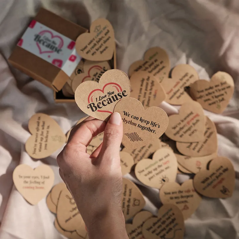 100 Romantic Reasons I Love You Cards