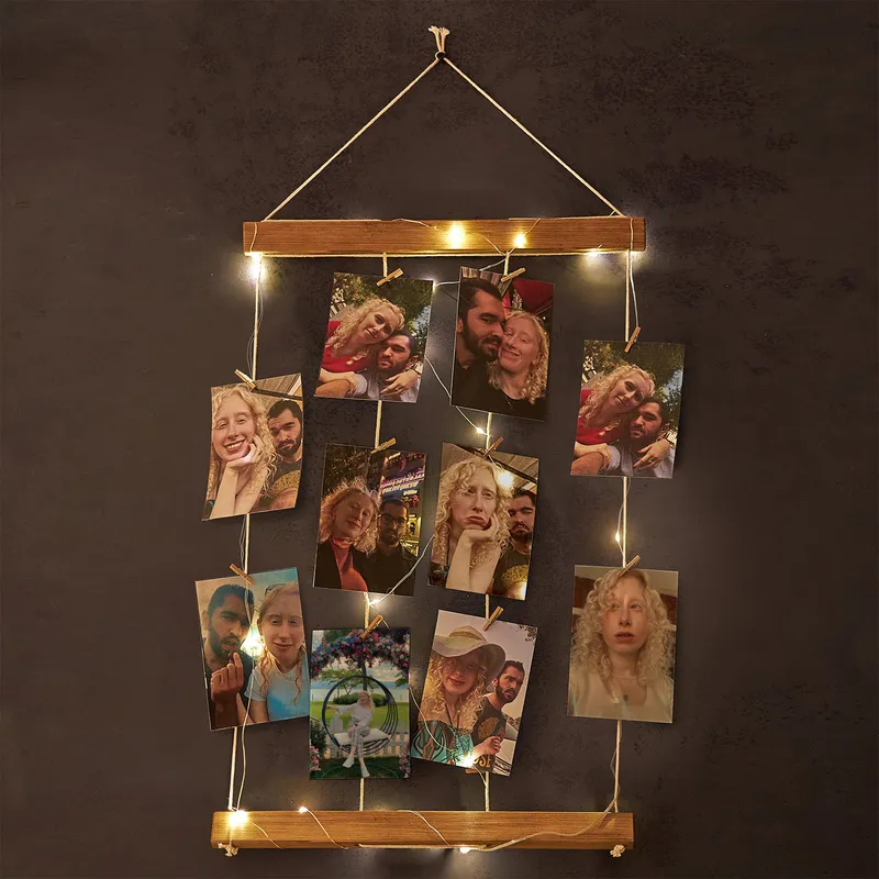 10 Photo Illuminated Photo Frame with Photo