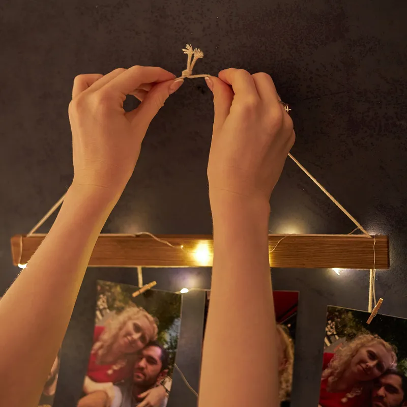 10 Photo Illuminated Photo Frame with Photo