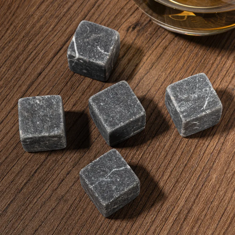 Premium Marble Whiskey Stones Gift Set for Whisky Lovers
