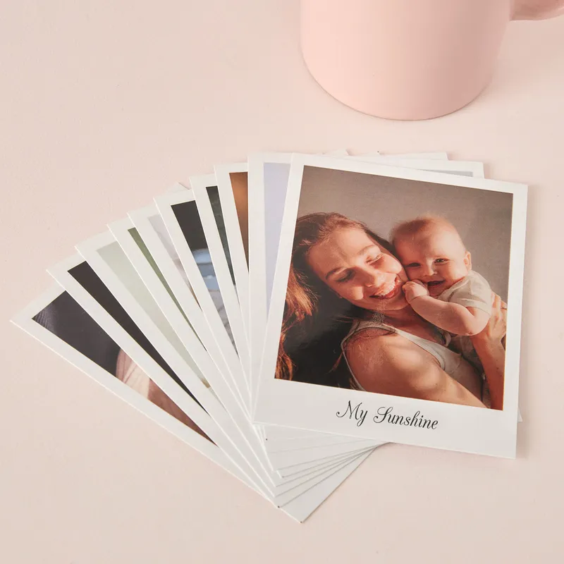 10 x Personalized Instant Photographs with Messages
