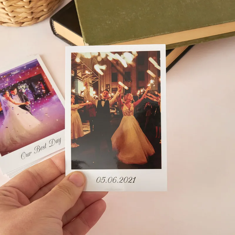 10 x Personalized Instant Photographs with Messages