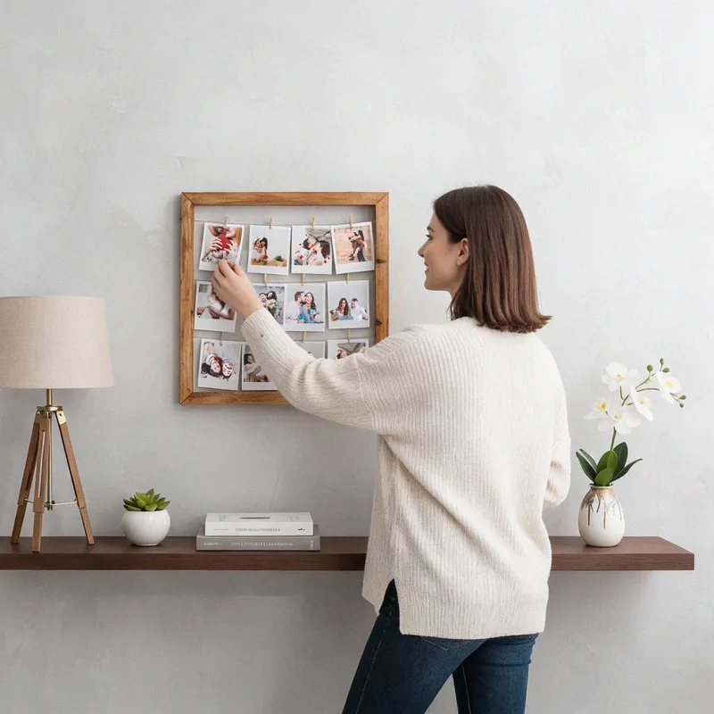 12 Latched Photo Printed Wooden Frame