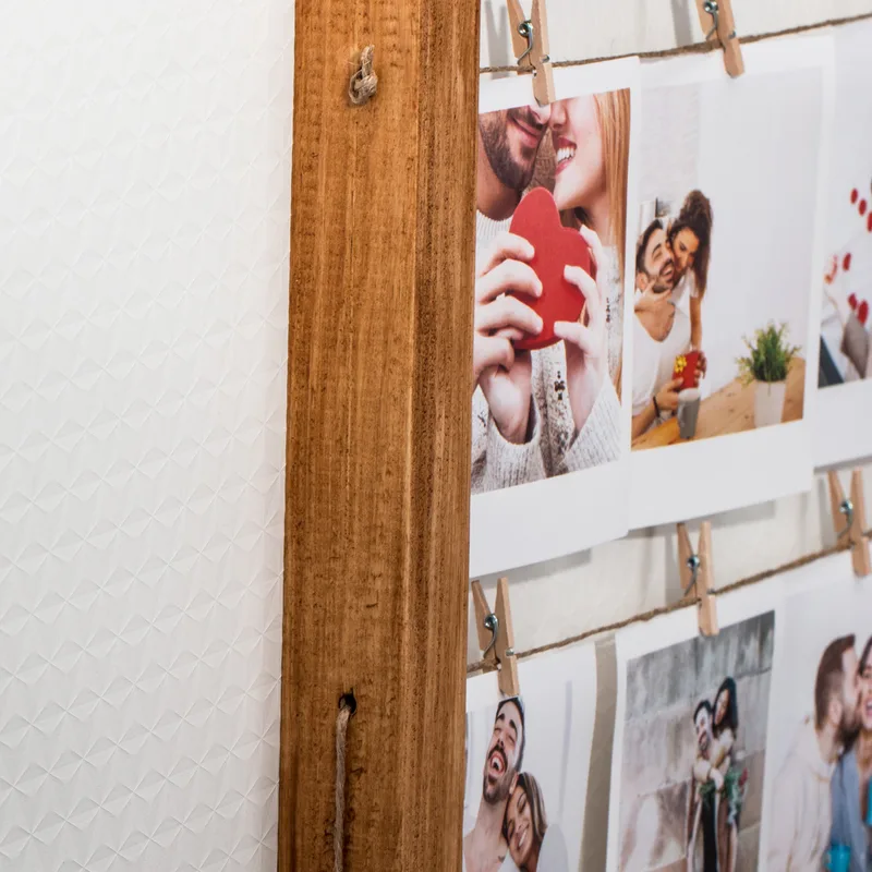 Personalised Multi-Photo Wooden Memory Frame Gift