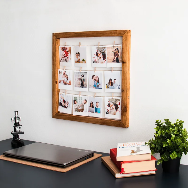 Personalised Multi-Photo Wooden Memory Frame Gift