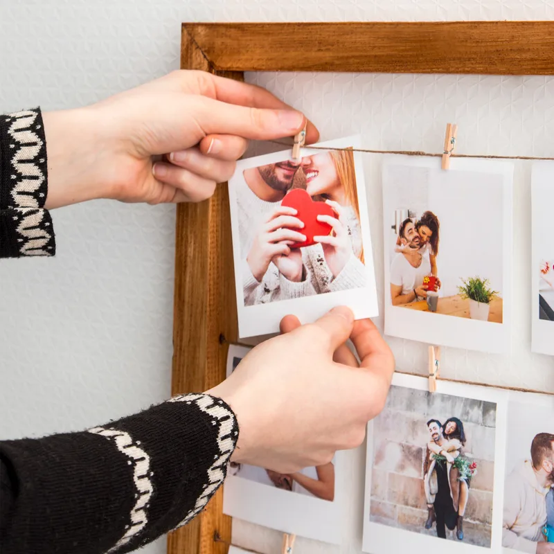 Personalised Multi-Photo Wooden Memory Frame Gift