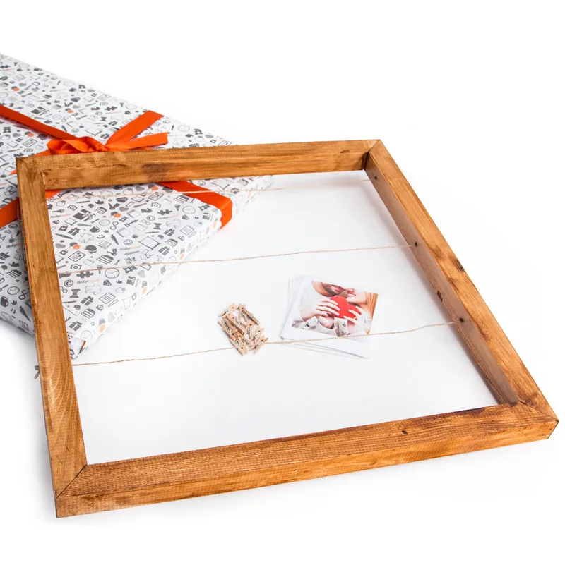 Personalised Multi-Photo Wooden Memory Frame Gift