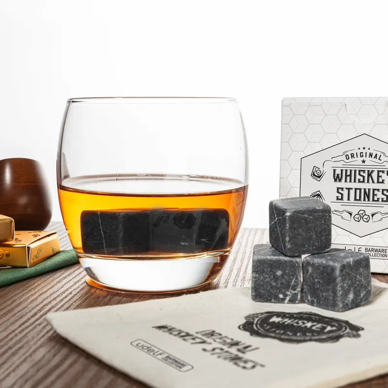 12 Pack Premium Natural Whiskey Stones