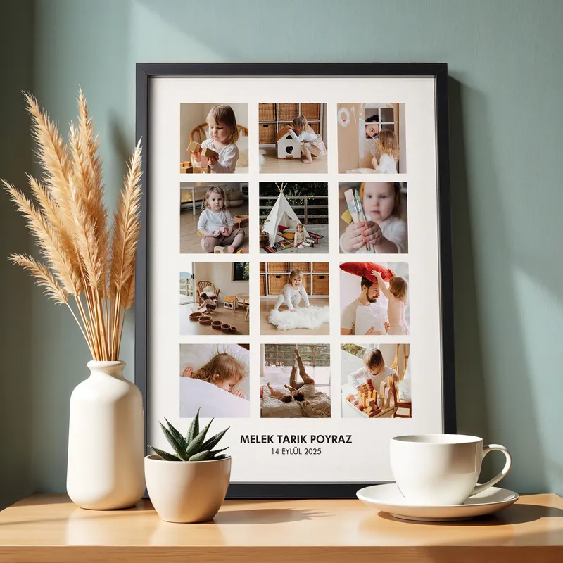 12 Photo Adhesive Frame for Your Unforgettable Moments Gift for Moms as a Mother's Day Gift