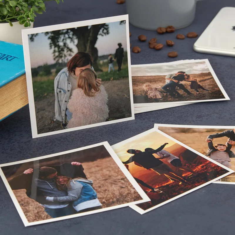 Personalised Polaroid Photo Prints 4x4 Set of 12