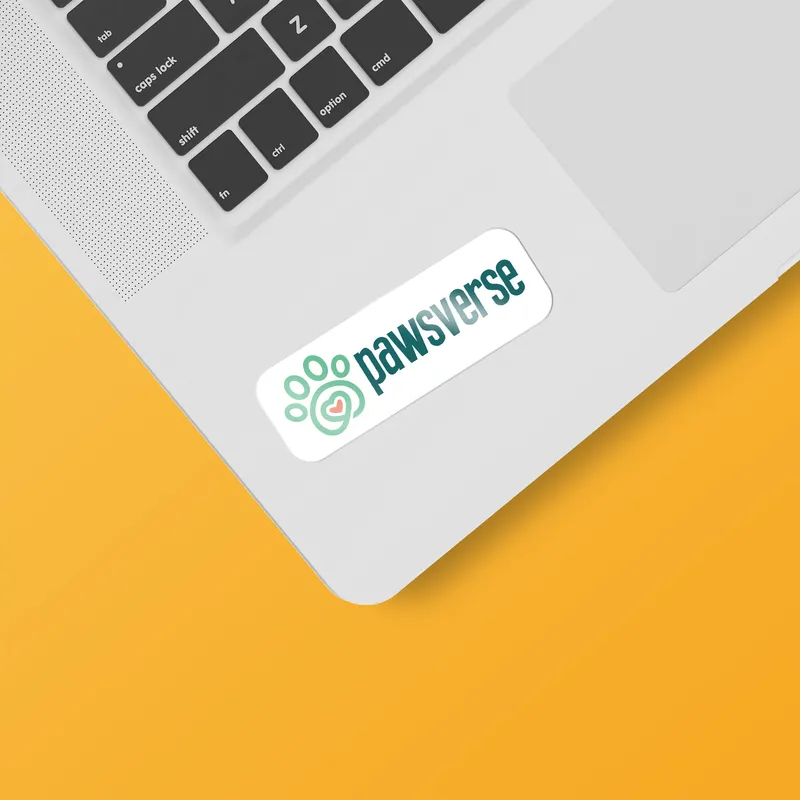 15 pcs Logo Printed Laptop Sticker