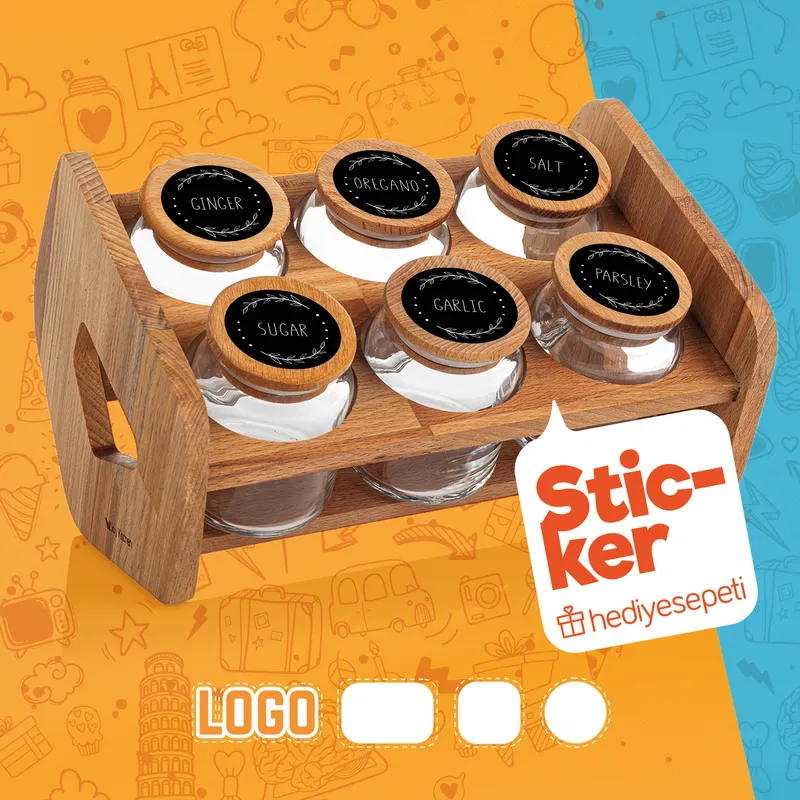 15 Pieces Spice Stickers