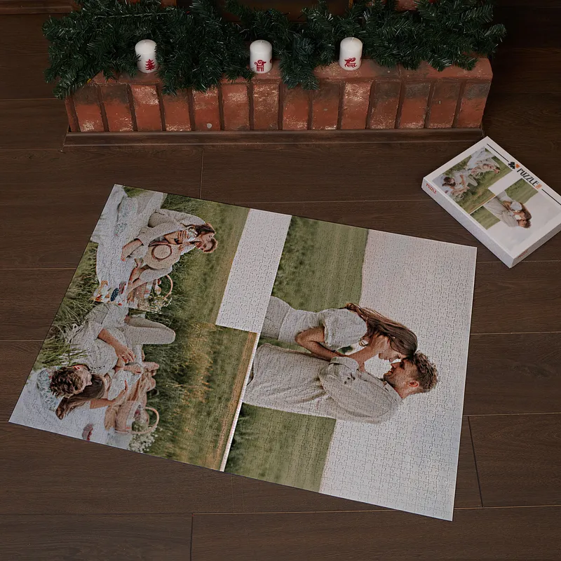 2000 Piece 3 Picture Collage Personalized Jigsaw Puzzle