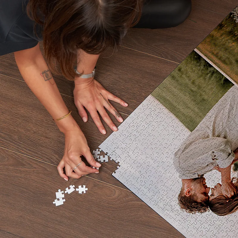 2000 Piece 3 Picture Collage Personalized Jigsaw Puzzle