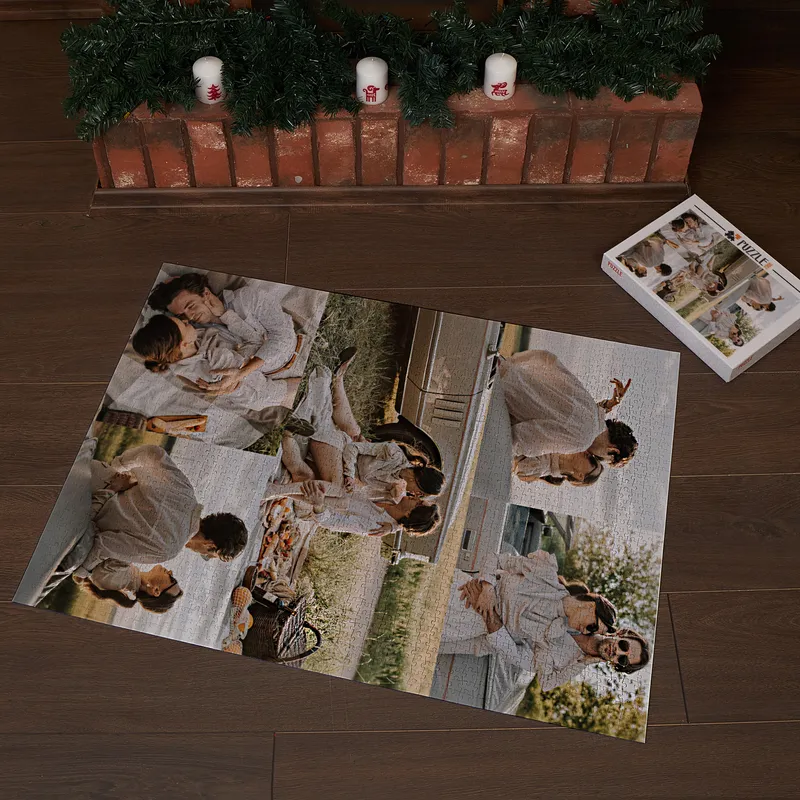 2000 Piece 5 Picture Collage Personalized Jigsaw Puzzle