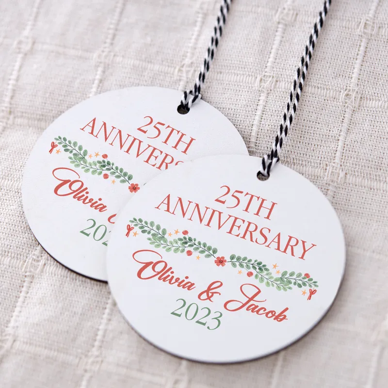25th Anniversary Christmas Tree Ornament