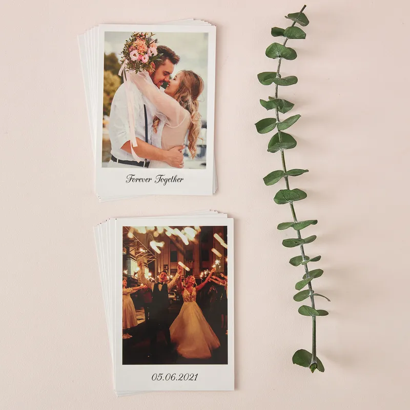 30 x Personalized Instant Photographs with Messages