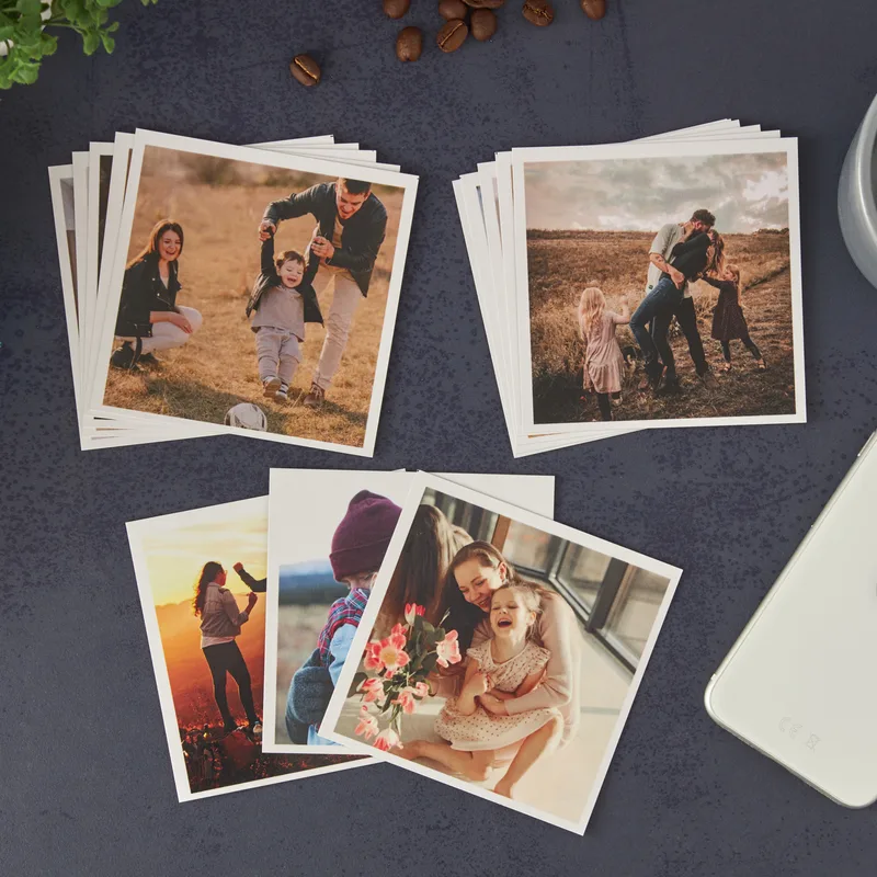 Personalised 4x4 Polaroid Photo Prints - Unique Keepsake Gift