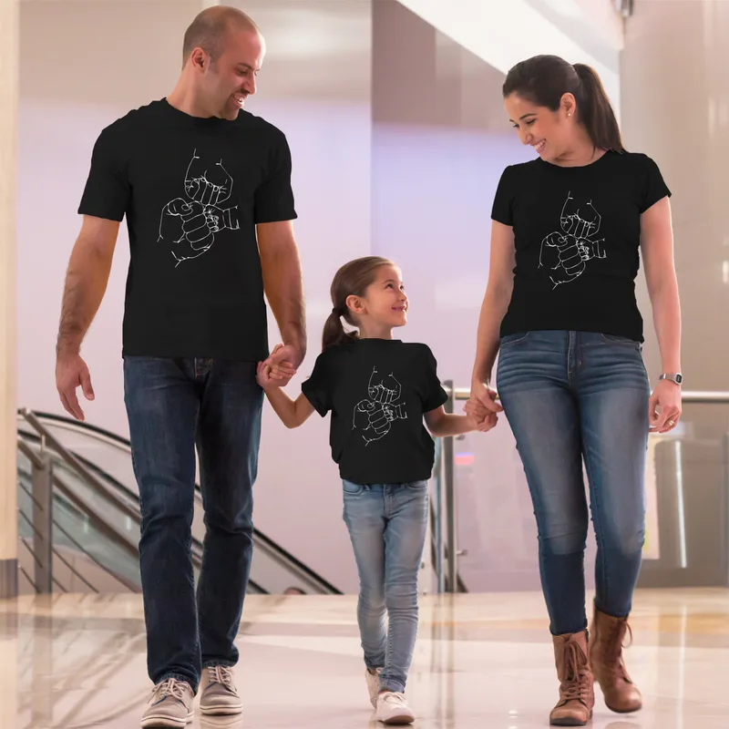 Family Fist Bump Matching T-Shirt Set