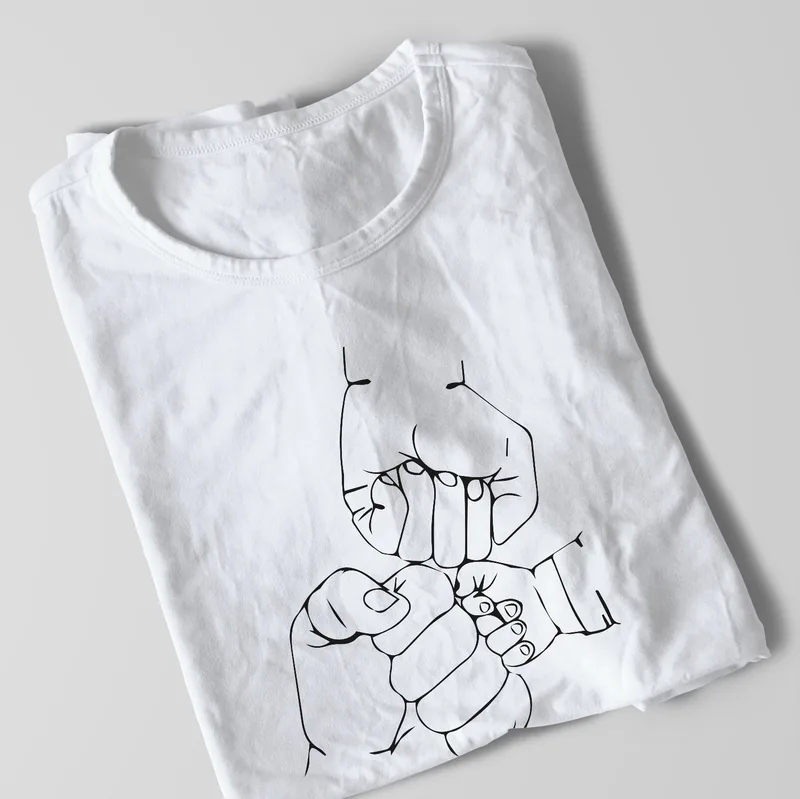 Family Fist Bump Matching T-Shirt Set