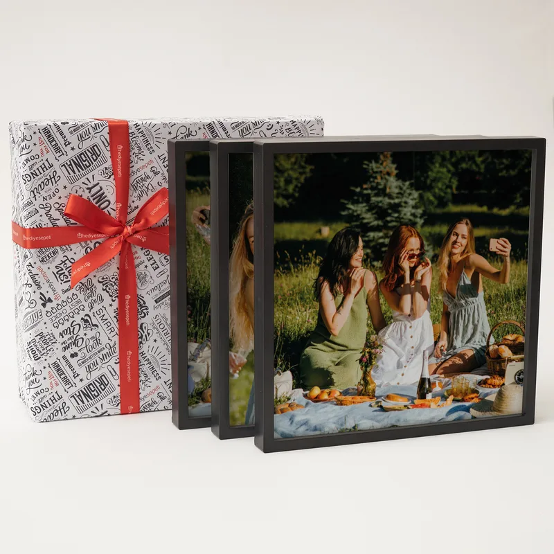 3 Photo Personalized Sticky Frame Set