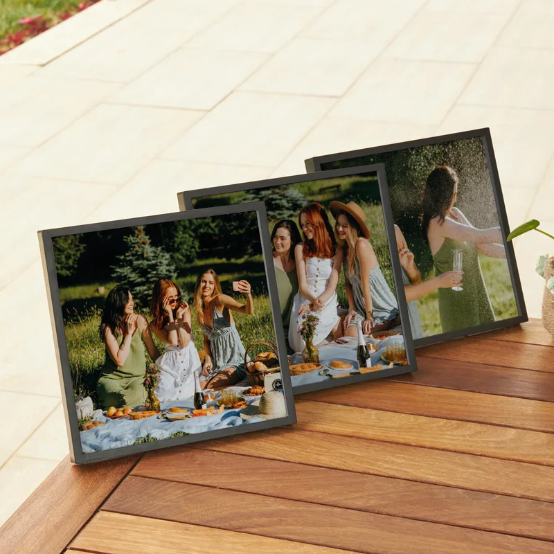 3 Photo Personalized Sticky Frame Set
