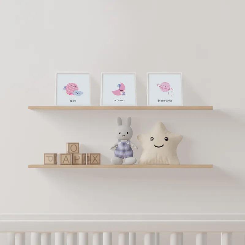 Baby's First Memories Minimalist 3-Piece Photo Frame Set