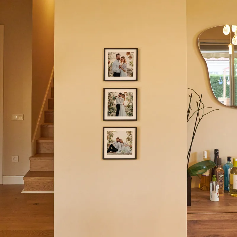 3 x Photo Printed Personalized Sticky Frames