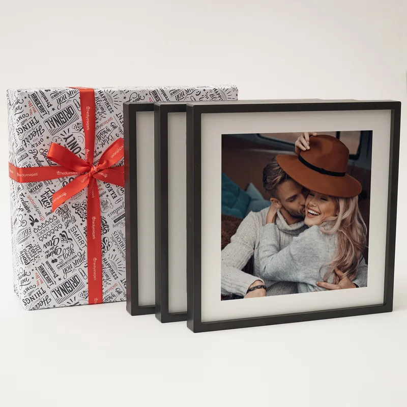 3 x Photo Printed Personalized Sticky Frames