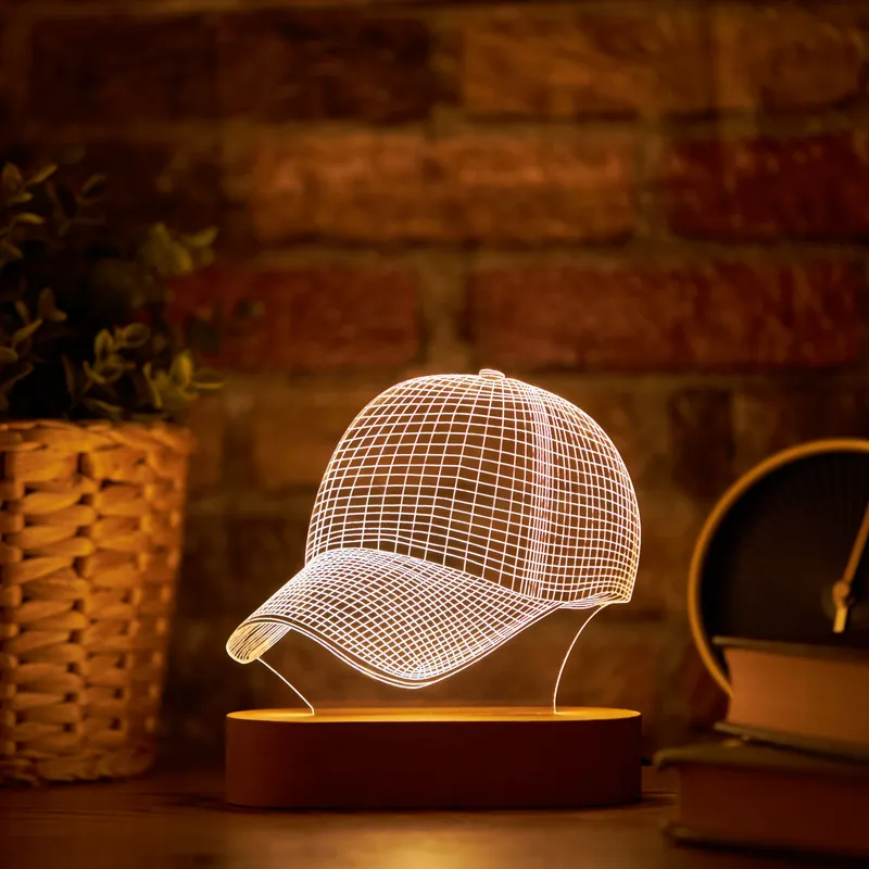 3D Cap Design LED Lamp