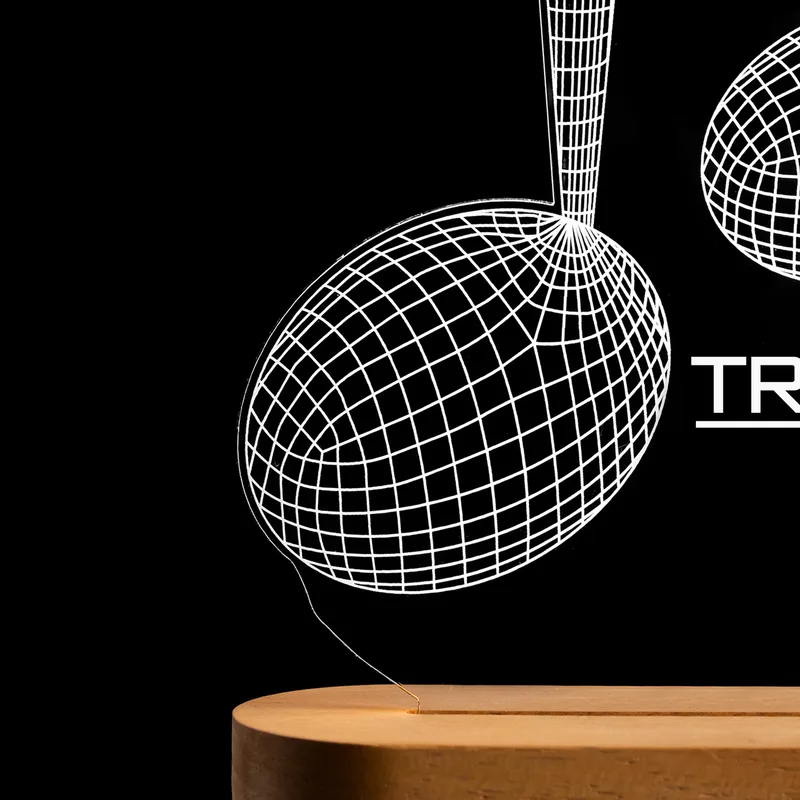 3D LED Lamp Music Note as Gifts for Music Lovers