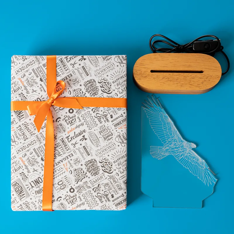 3d Led Night Light with Eagle Design