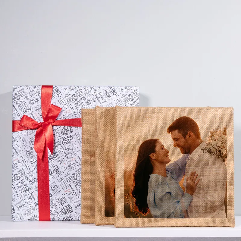 3pcs Photo Personalized Wicker Prints Set