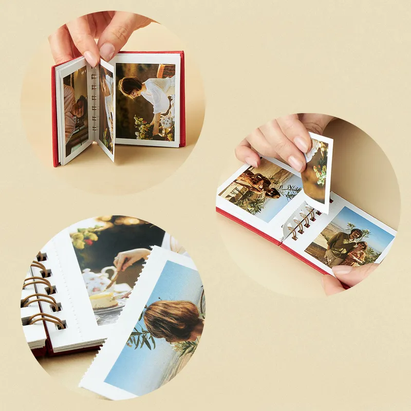 40 Photos Memories Design Mini Photo Album
