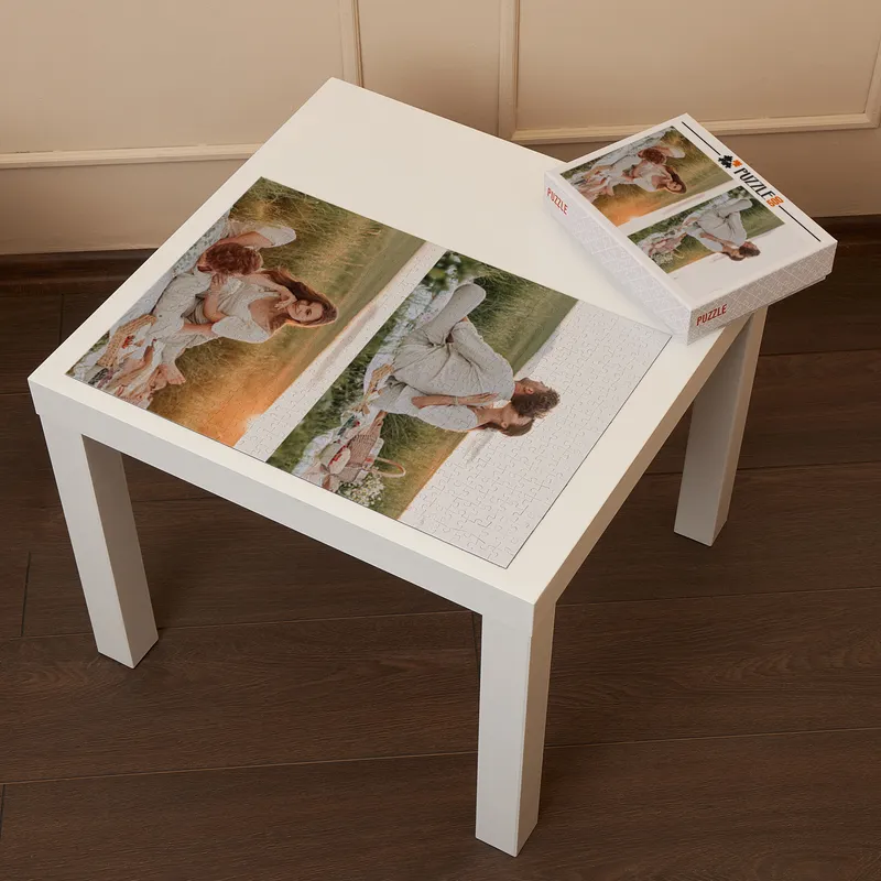 500 Piece 2 Picture Collage Personalized Jigsaw Puzzle