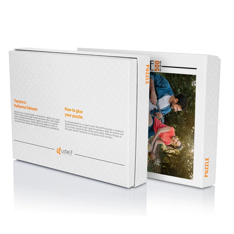 500 Piece 2 Picture Collage Personalized Jigsaw Puzzle