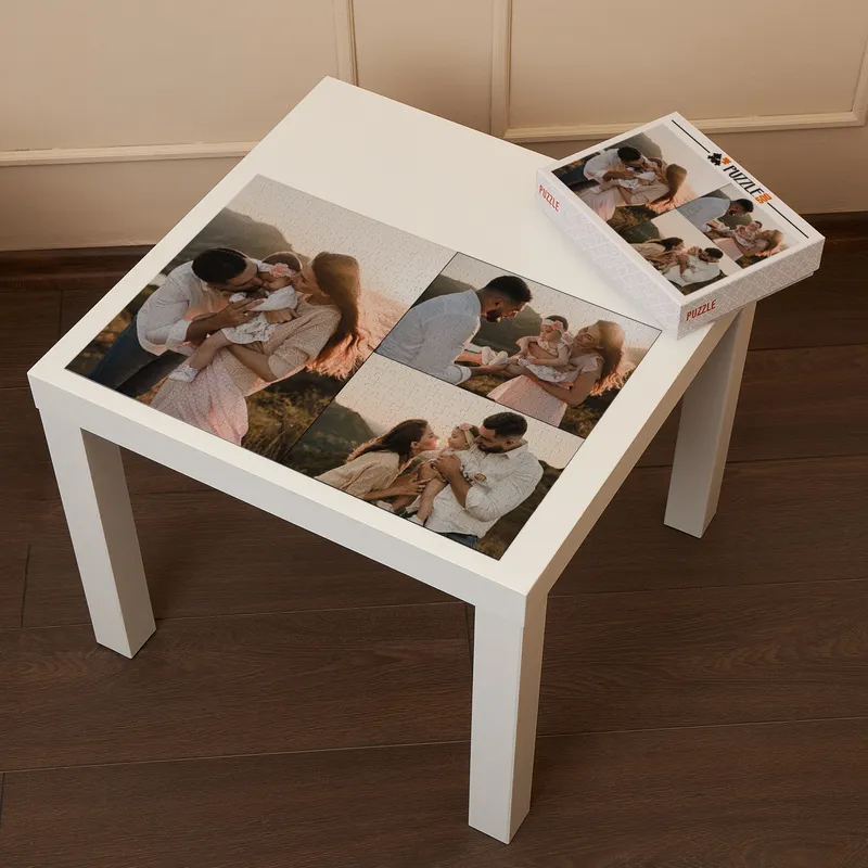 500 Piece 3 Picture Collage Personalized Jigsaw Puzzle