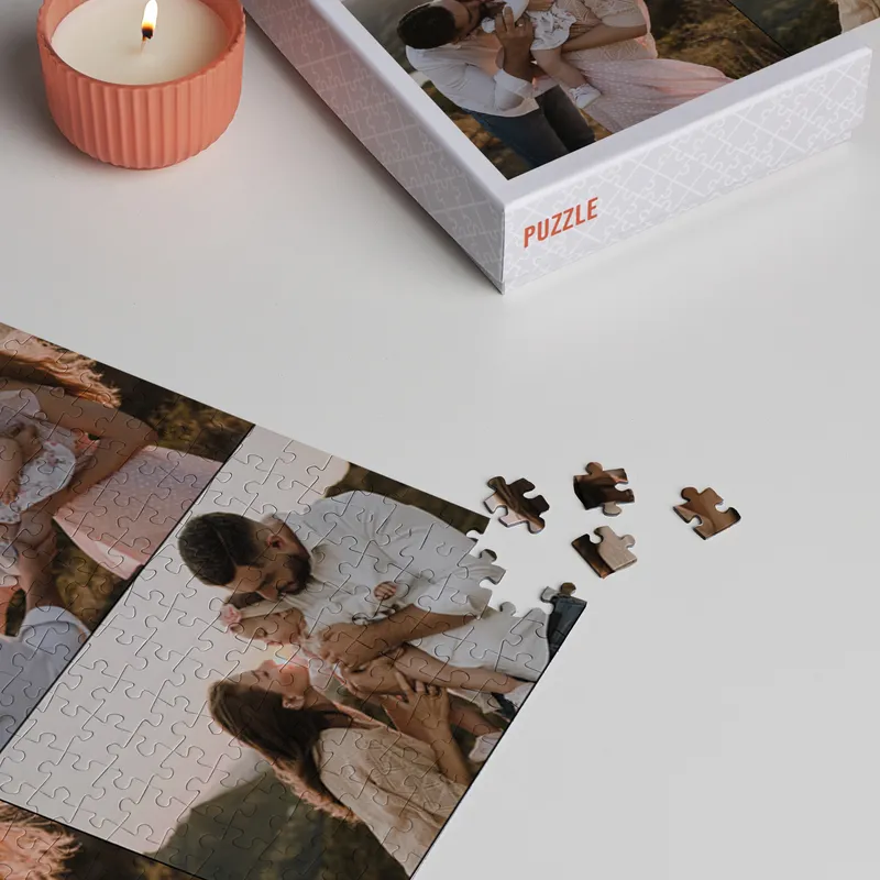 500 Piece 3 Picture Collage Personalized Jigsaw Puzzle