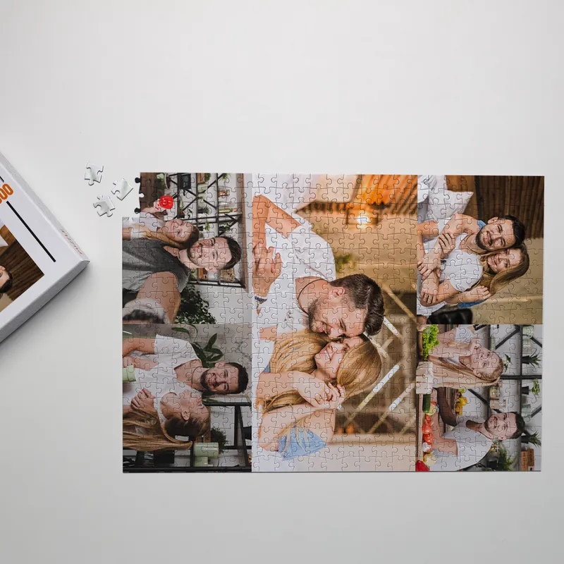 Personalised 500-Piece Jigsaw Puzzle with 5-Photo Collage