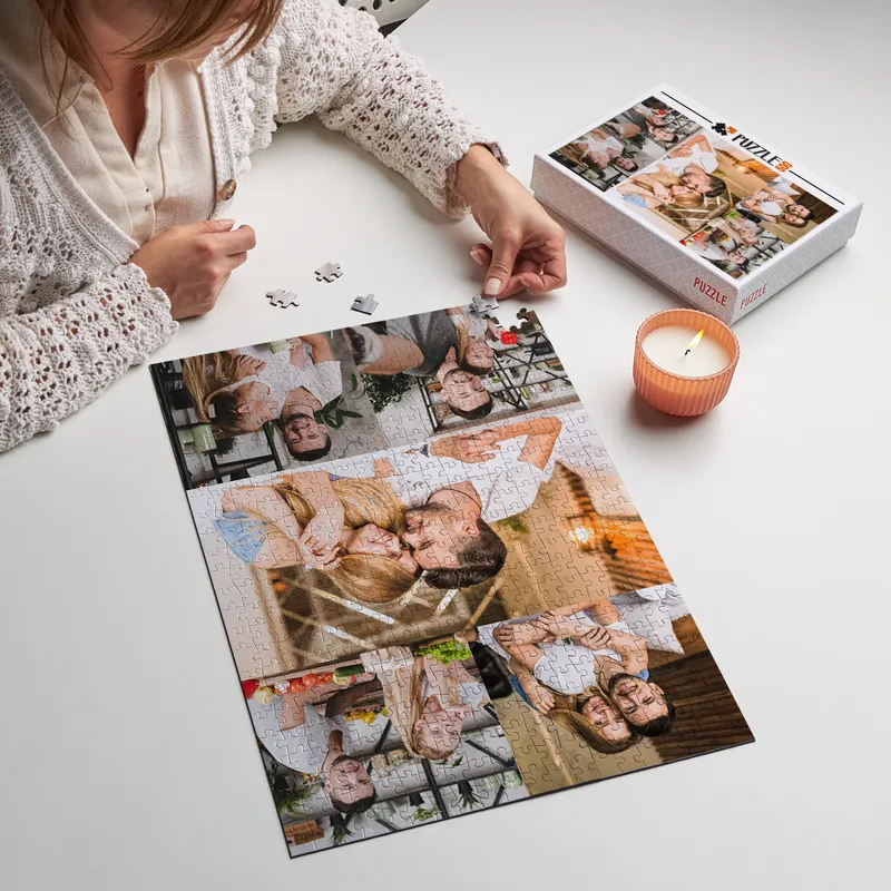Personalised 500-Piece Jigsaw Puzzle with 5-Photo Collage