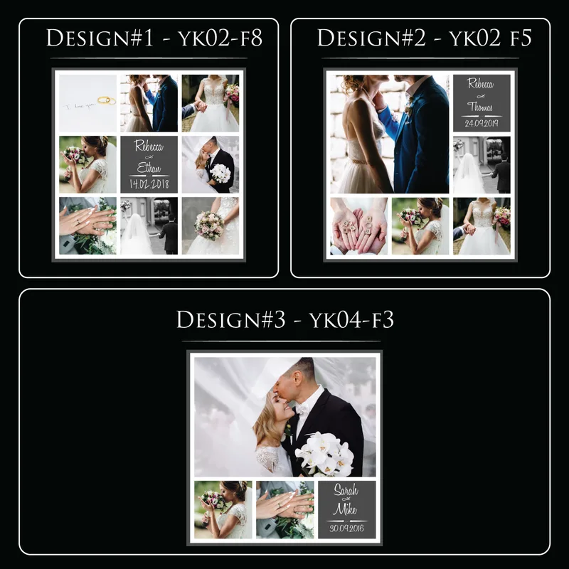 Personalised 5-Photo Collage Canvas Print for Special Occasions