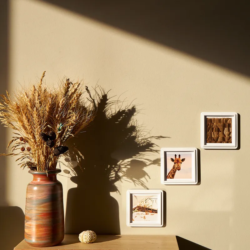 Personalised Mini White Photo Frame Set 6pcs for Home Décor